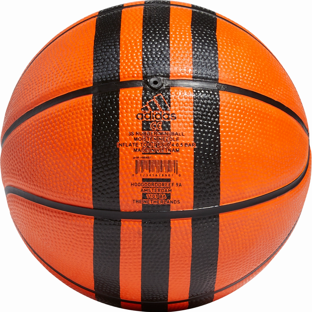 3 Stripes Rubber Mini Basketball