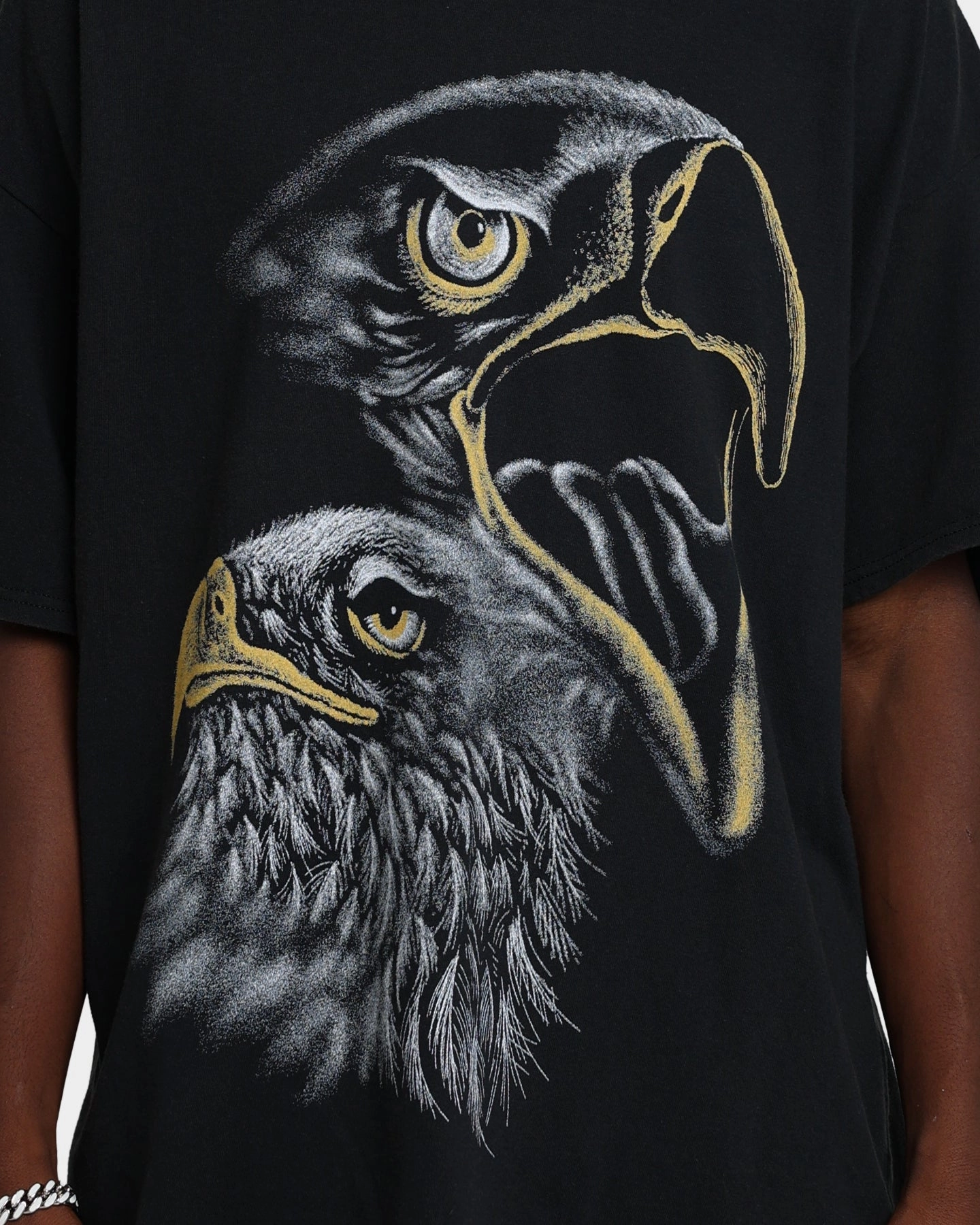 American Thrift Eagles Vintage T-Shirt Black Wash