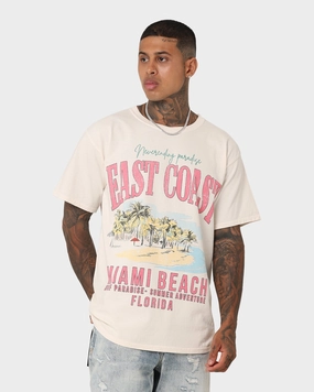 American Thrift Miami Beach Vintage T-Shirt Off White