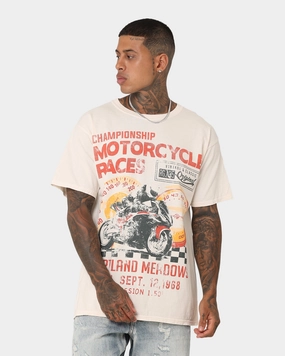 American Thrift Portland Meadows Vintage T-Shirt Off White