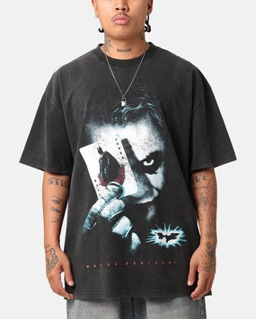 American Thrift X DC Batman The Dark Knight '08 Heavy T-Shirt Vintage Black