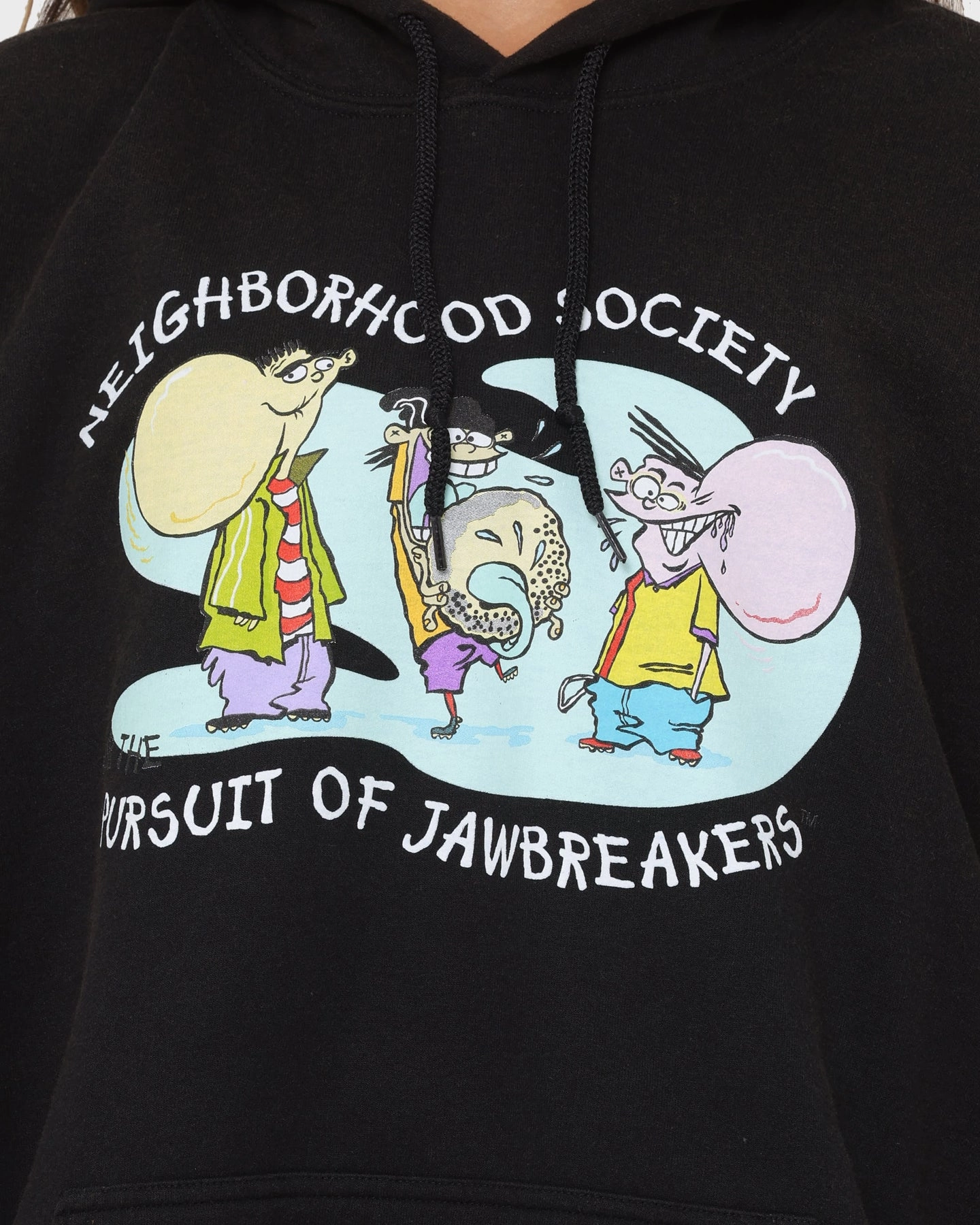 American Thrift X Ed. Edd n Eddy Jawbreaker Vintage Hoodie Black Wash