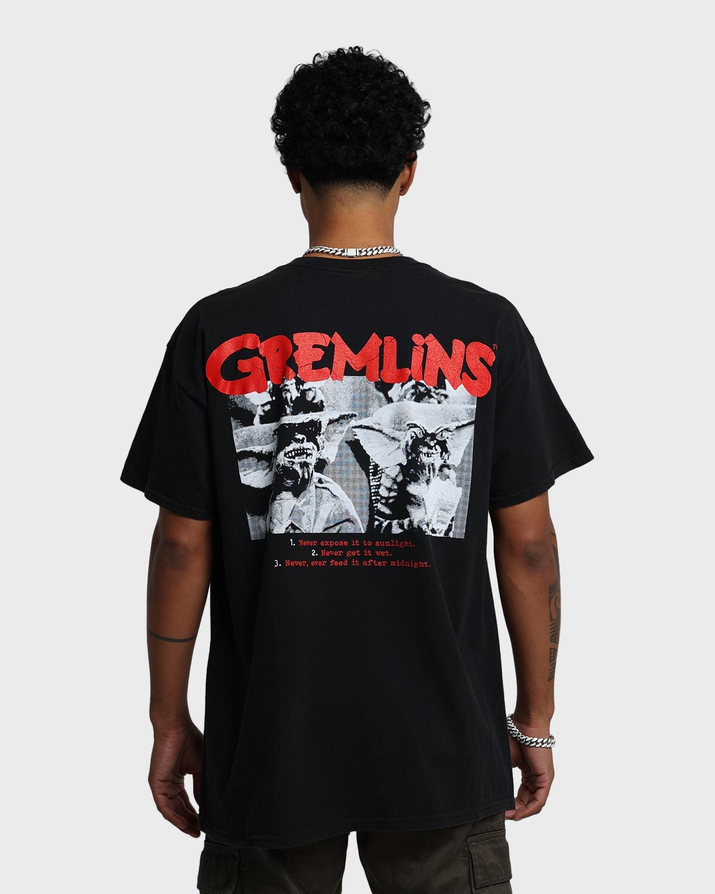 American Thrift X Gremlins Gremlins Vintage T-Shirt Black Wash