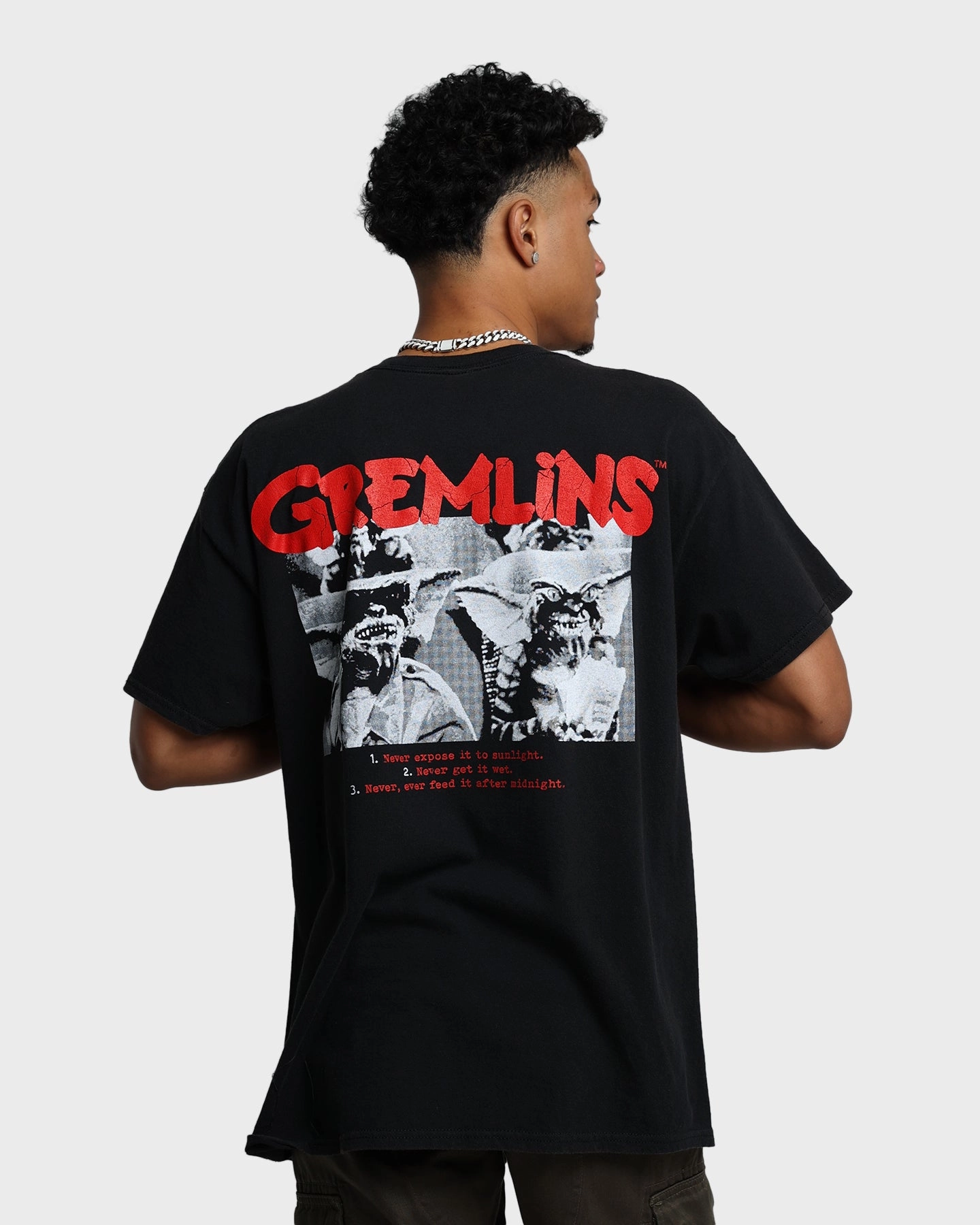 American Thrift X Gremlins Gremlins Vintage T-Shirt Black Wash
