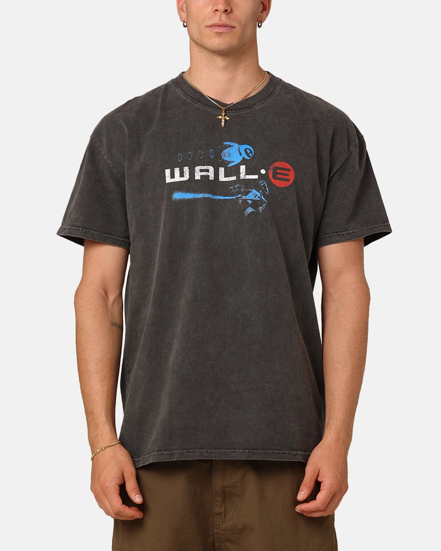 American Thrift X Pixar Wall.E Heavyweight T-Shirt Black Wash