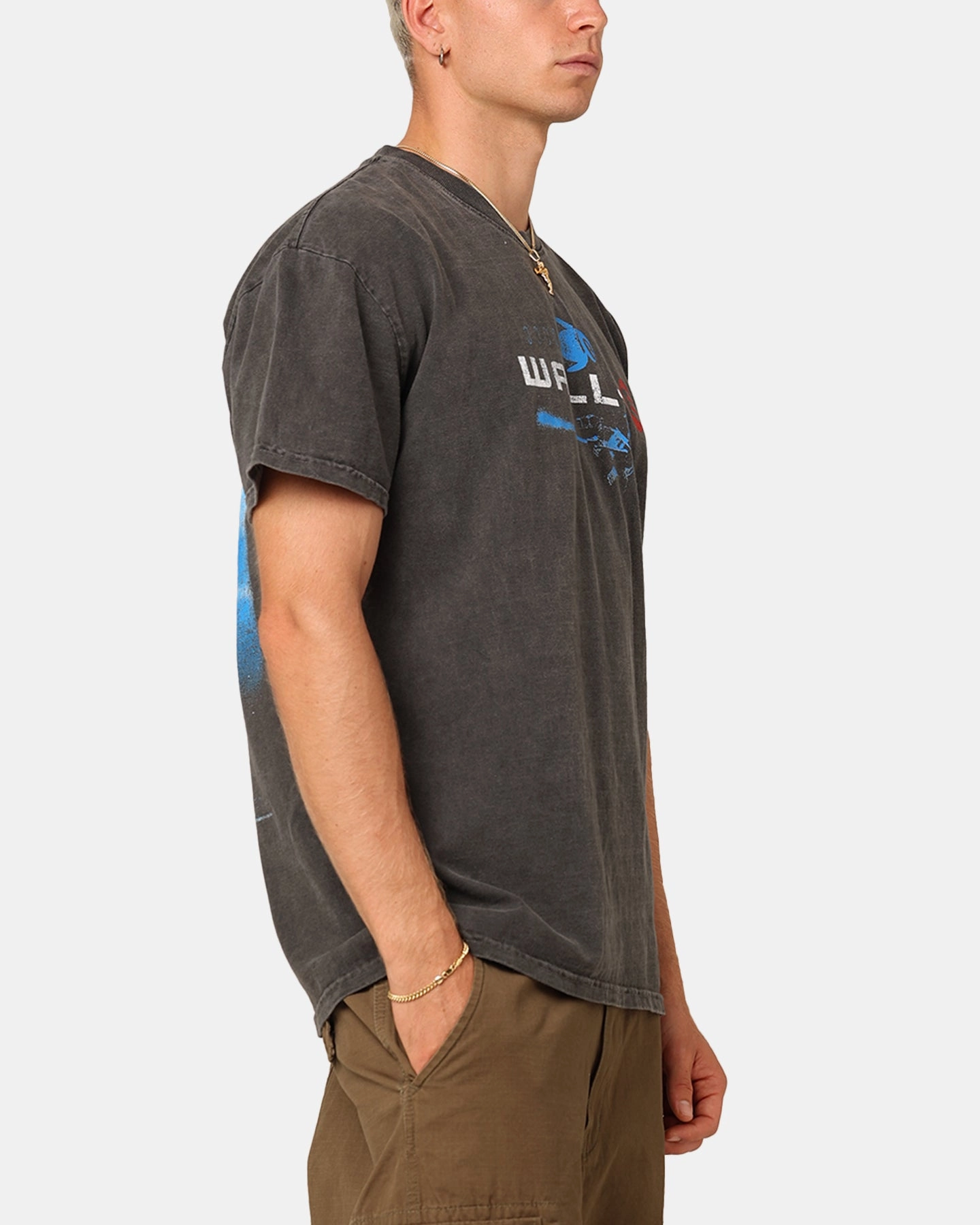 American Thrift X Pixar Wall.E Heavyweight T-Shirt Black Wash