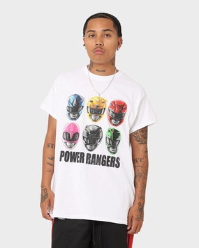 American Thrift X Power Rangers Power Rangers Vintage T-Shirt White