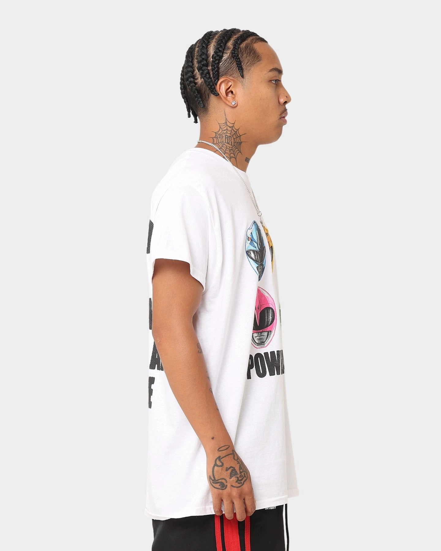 American Thrift X Power Rangers Power Rangers Vintage T-Shirt White
