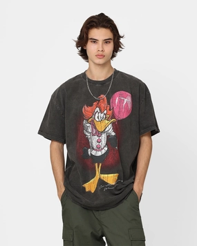American Thrift X Warner Bros. Daffywise Heavyweight Vintage T-Shirt Black Wash
