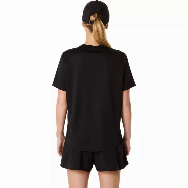 ASICS Womens Silver SS Running Top