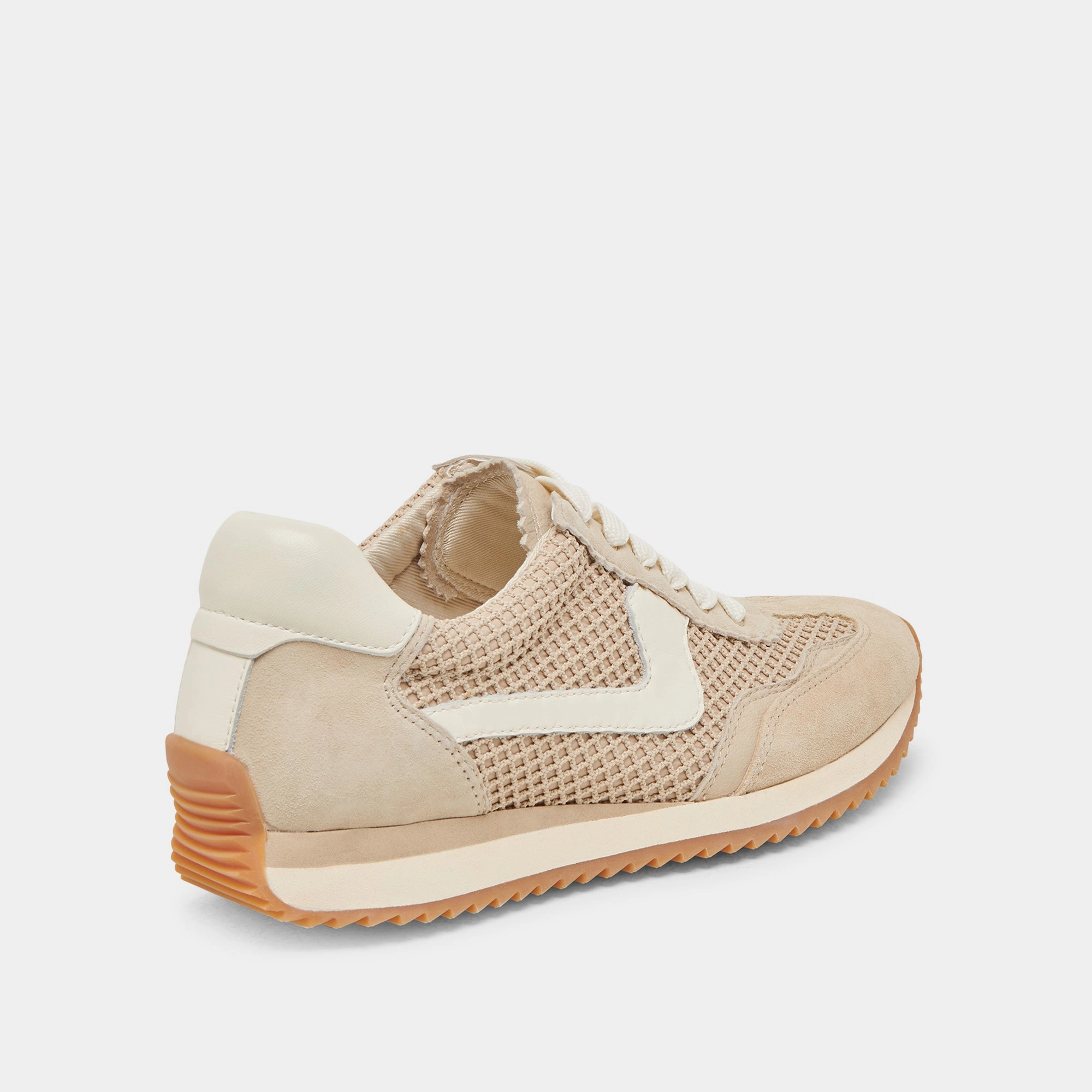 B.NTCD MESH SNEAKERS SESAME WOVEN MESH
