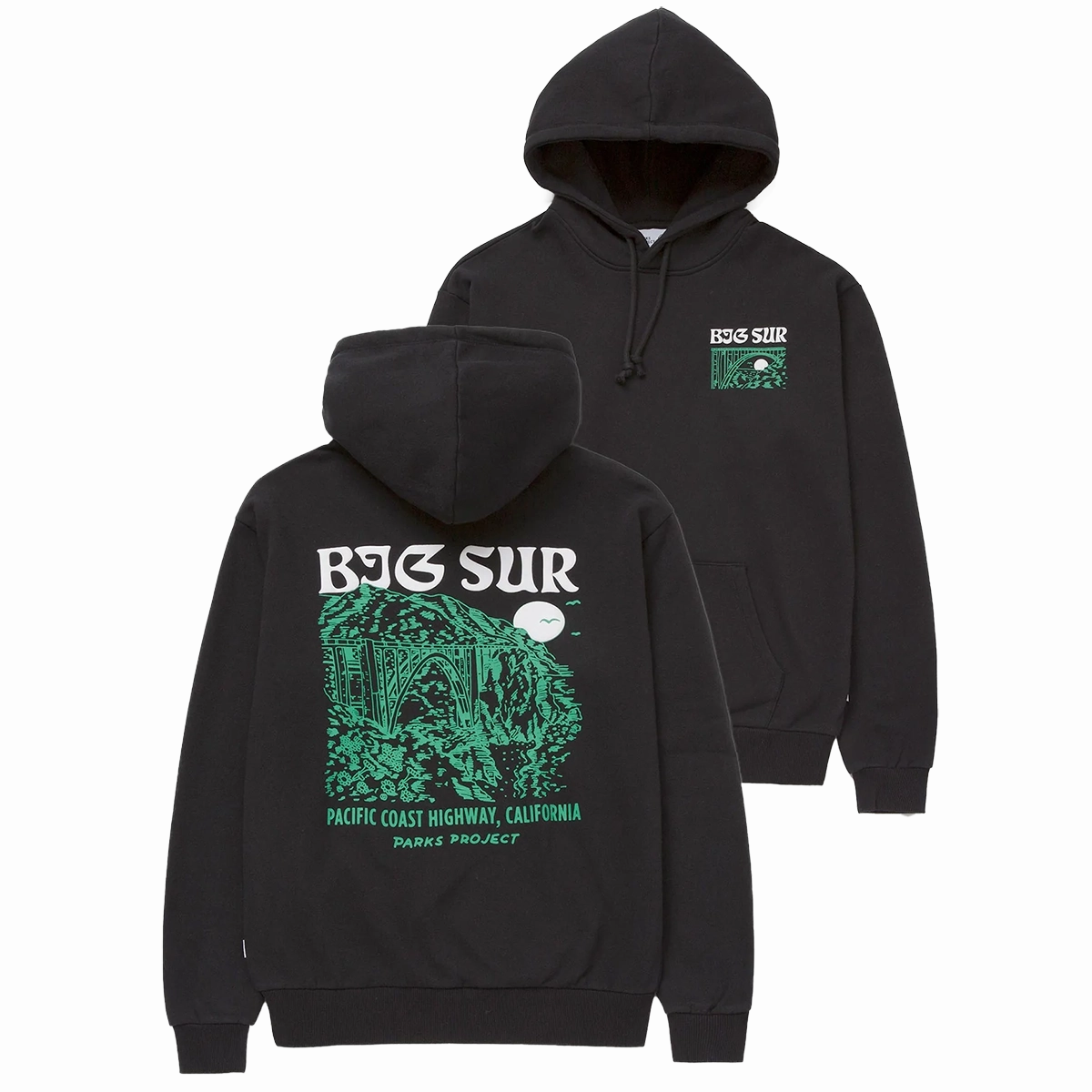 Big Sur Puff Print Bridges Hoodie