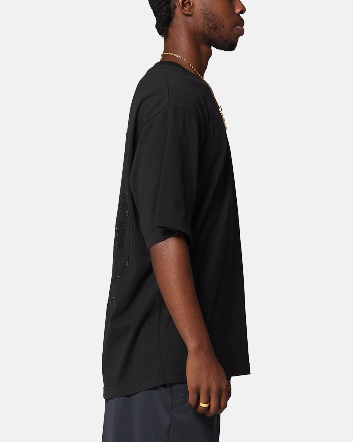 Boiler Room Rhiinestone T-Shirt Black