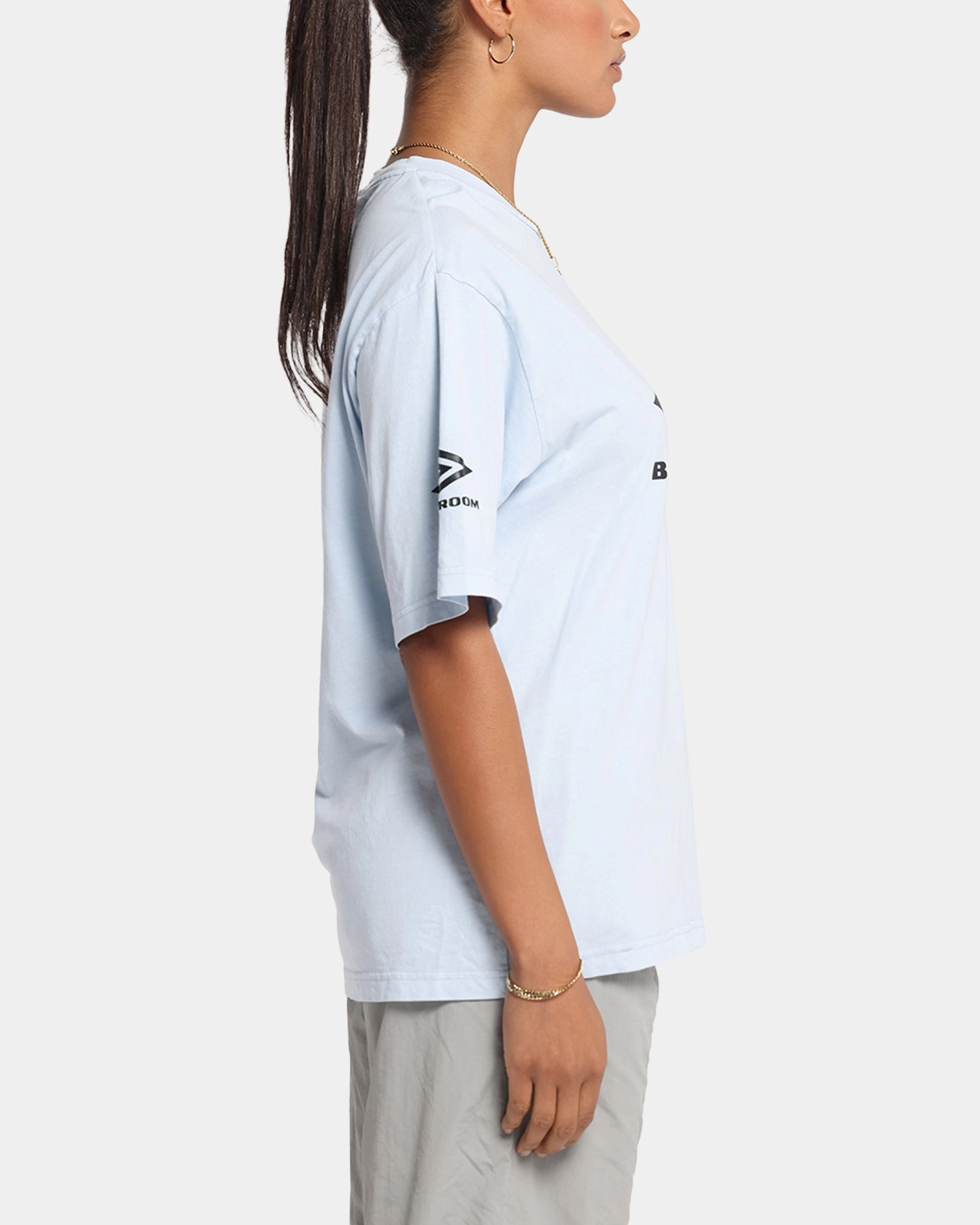 Boiler Room X Umbro Washed T-Shirt Blue