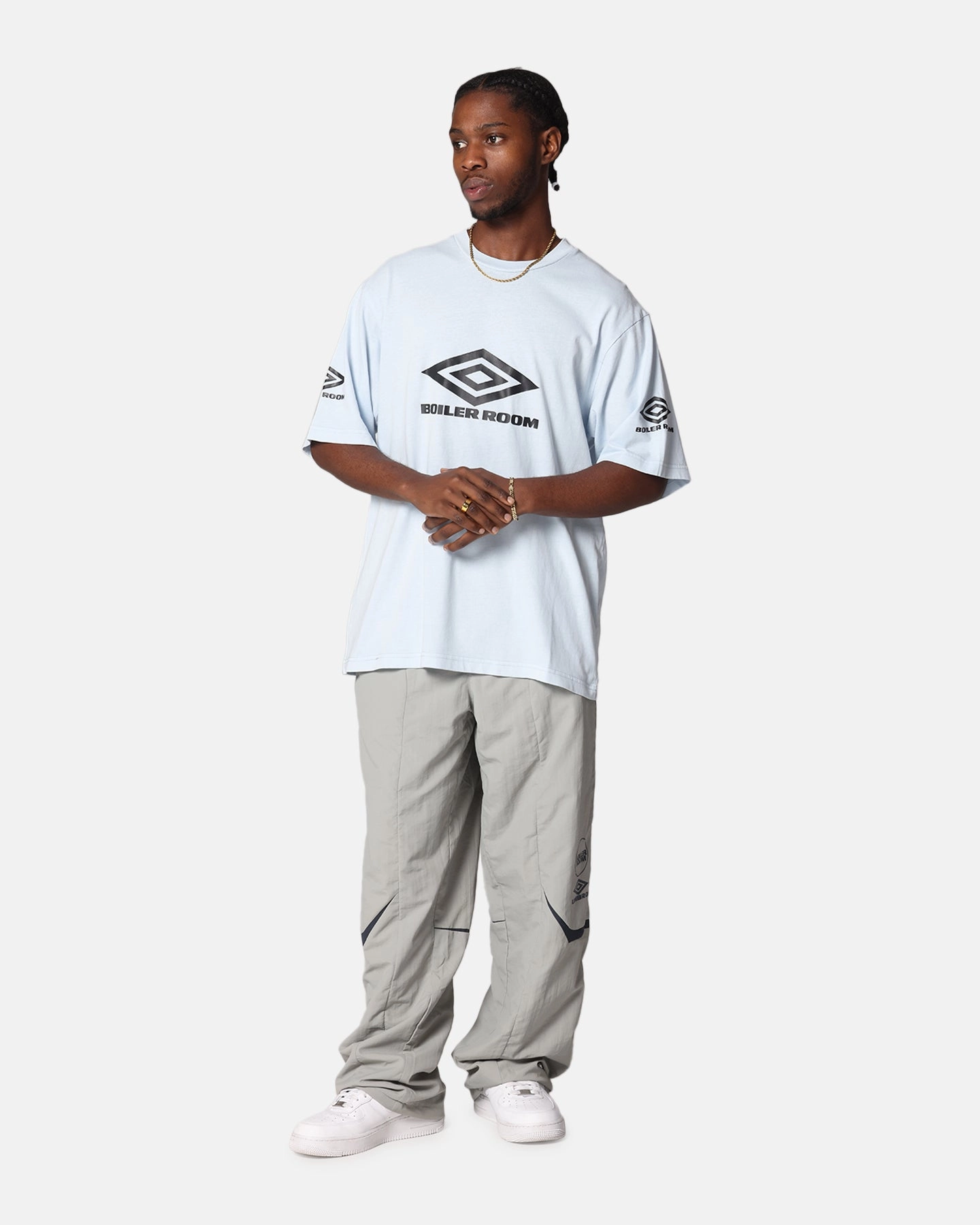 Boiler Room X Umbro Washed T-Shirt White