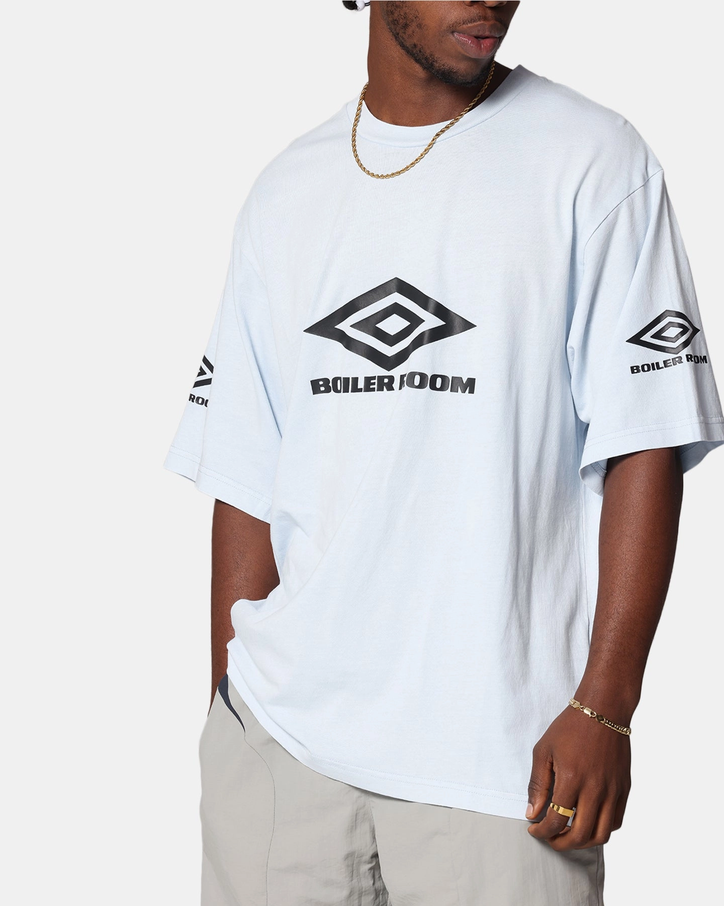 Boiler Room X Umbro Washed T-Shirt White