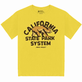 California State Park System Vintage Bear Logo Tee