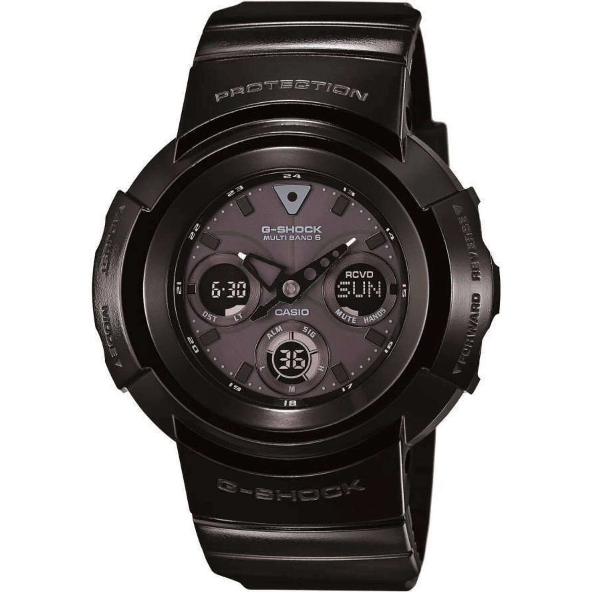 Casio Men's Watch - G-Shock Analog-Digital Black Dial Resin Strap | AWGM510BB-1A