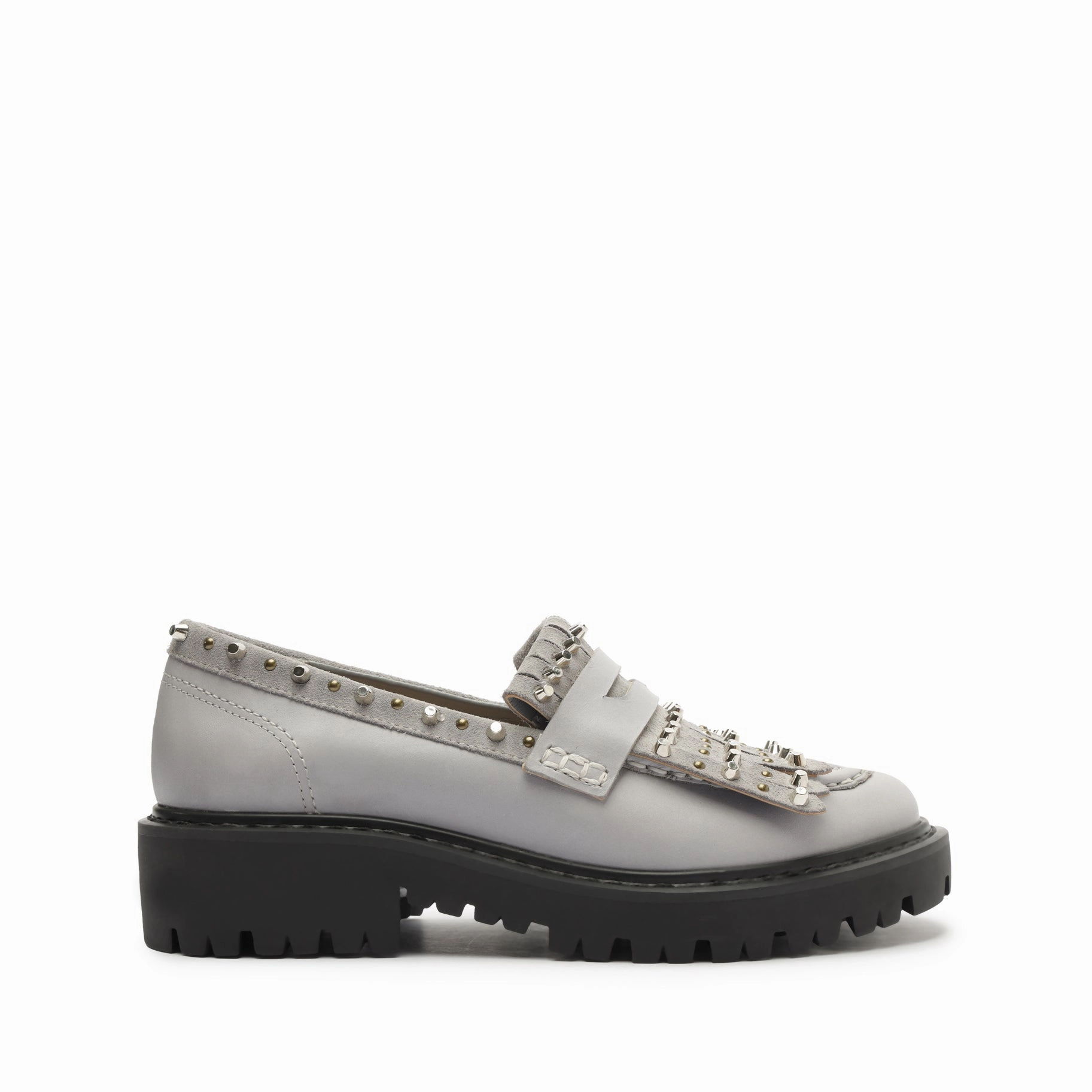 Christie Fringes Leather Flat