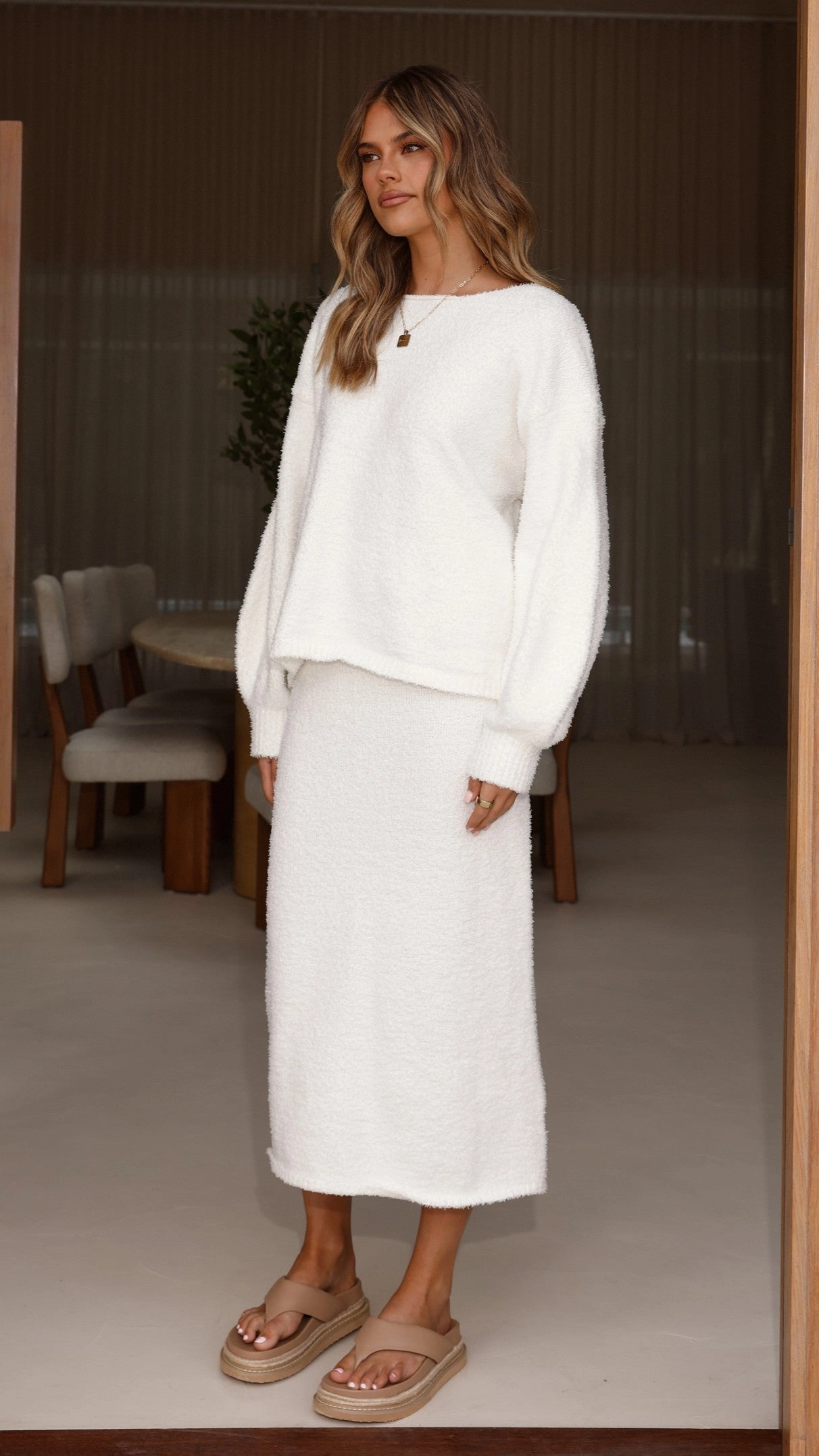 Cohen Knit Jumper - Off White