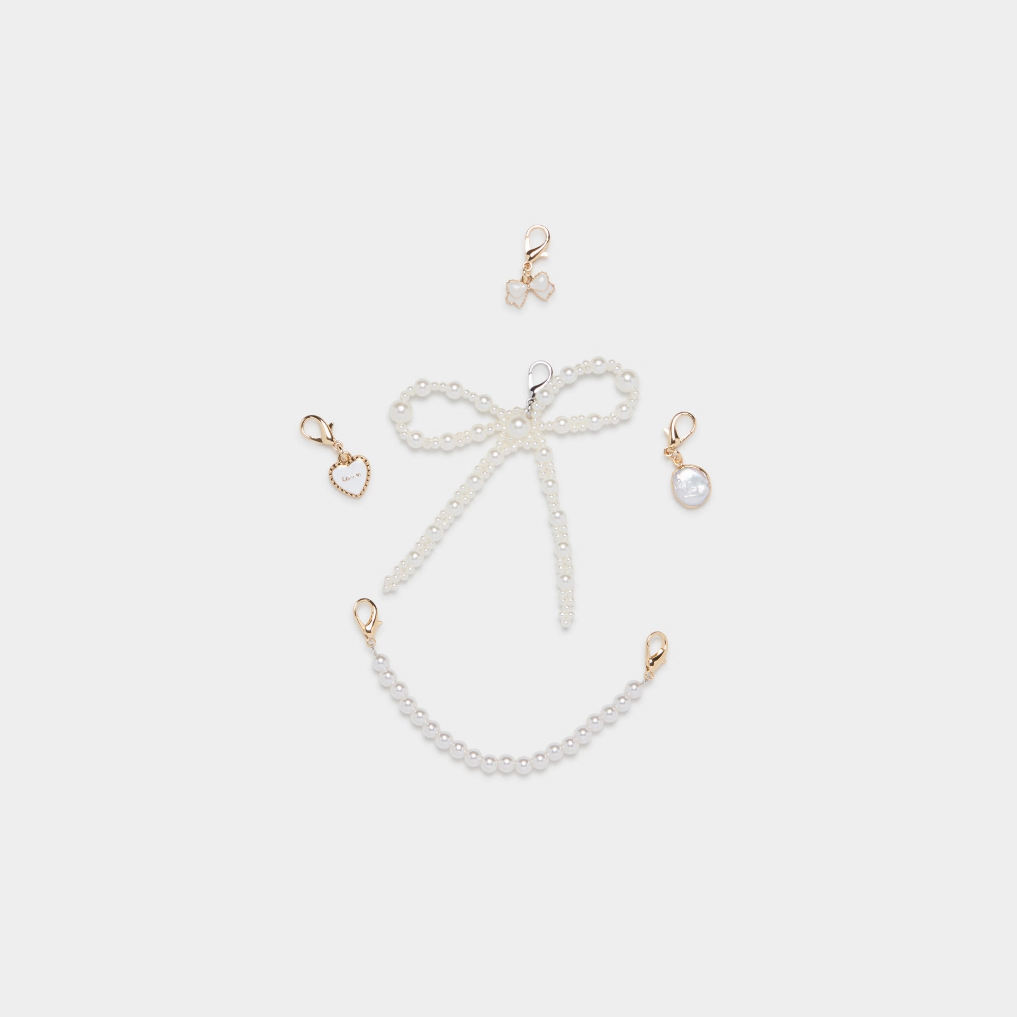 DANIE SNEAKERS NATURAL RAFFIA   PEARL CHARM BUNDLE