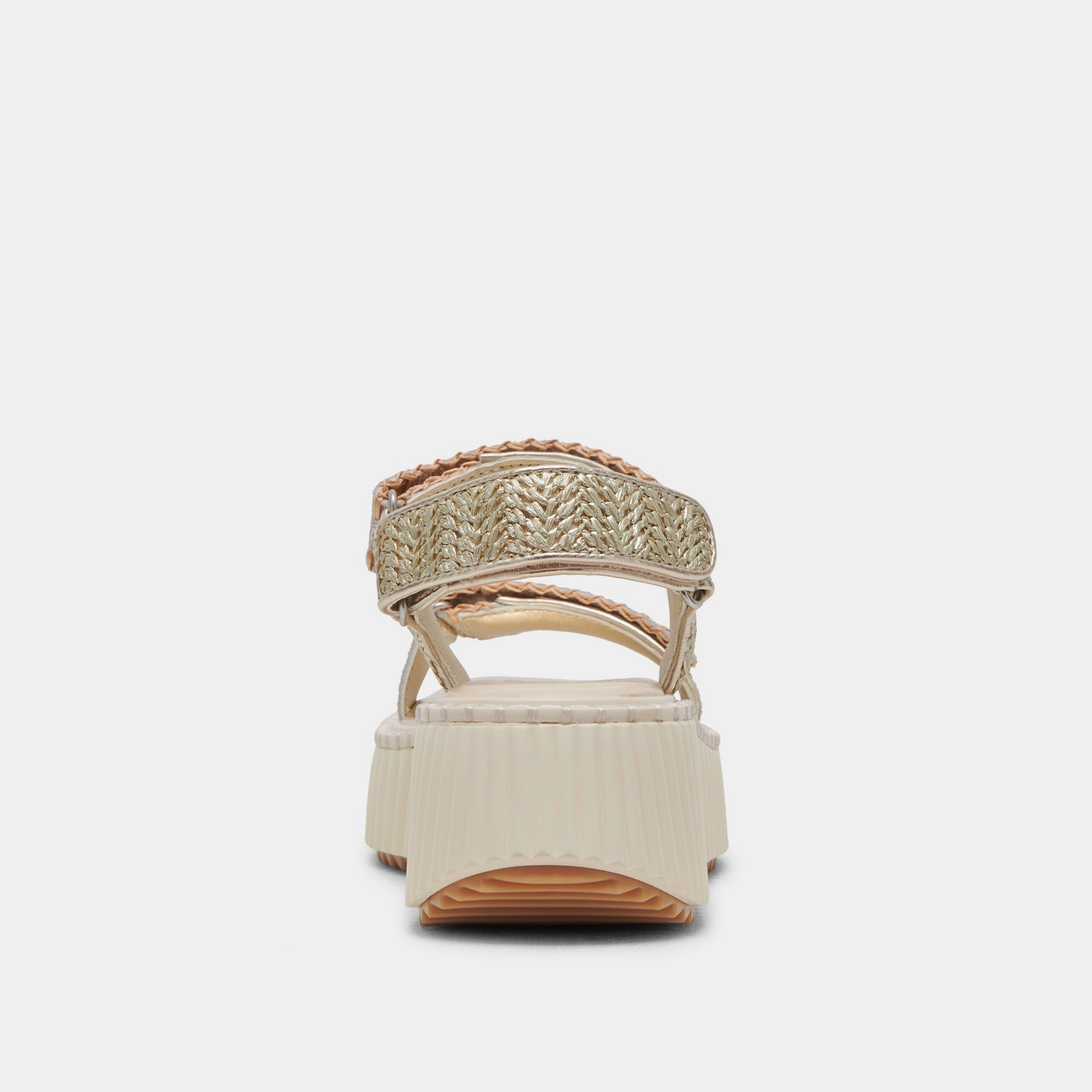 DEBRA SANDALS PLATINUM DISTRESSED LEATHER - re:vita