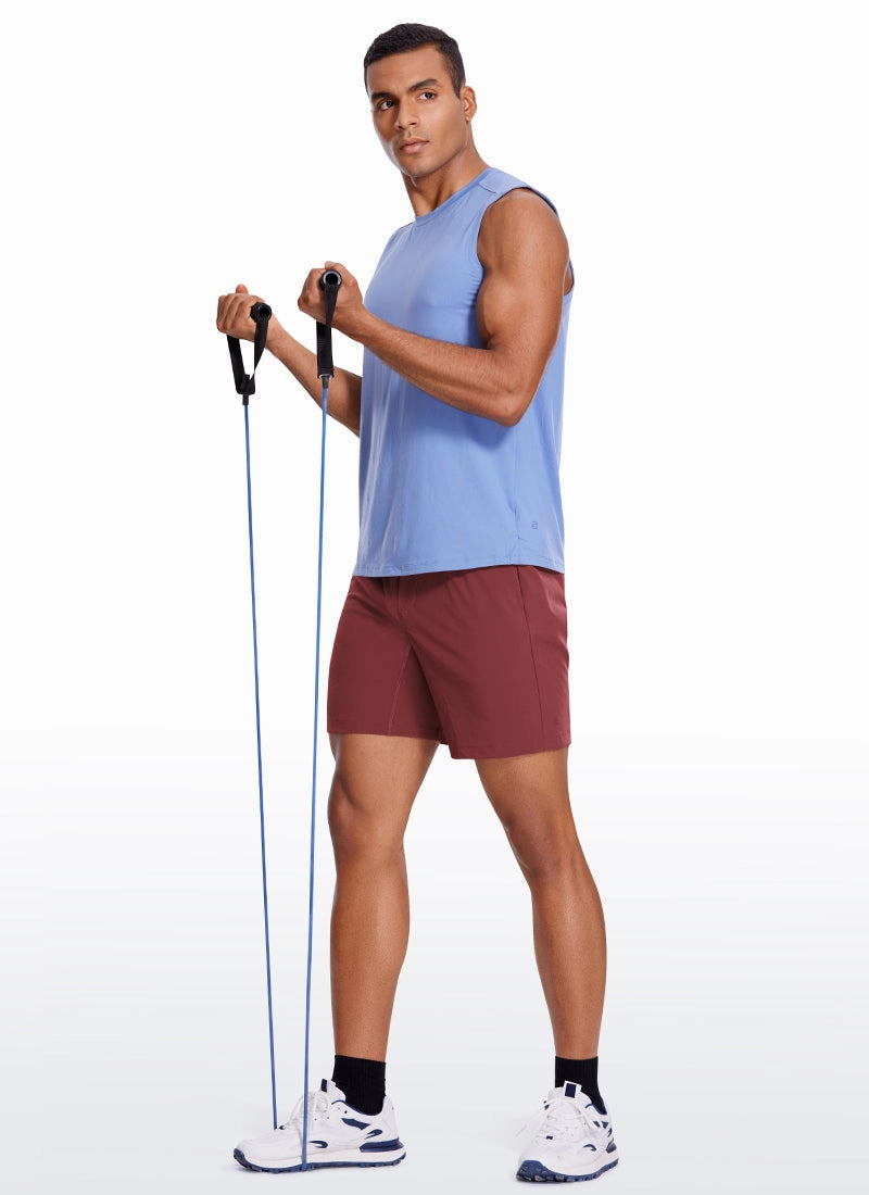 Feathery-Fit Athletic Shorts 7''- Linerless