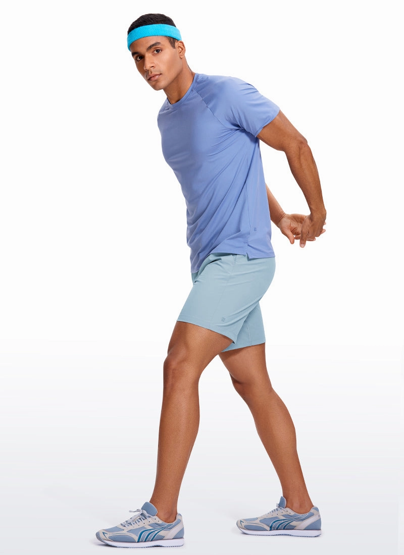 Feathery-Fit Athletic Shorts 7''- Linerless