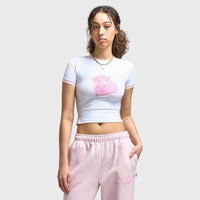 Hoodrich Women's Finesse Fitted Tee White / Festival Bloom