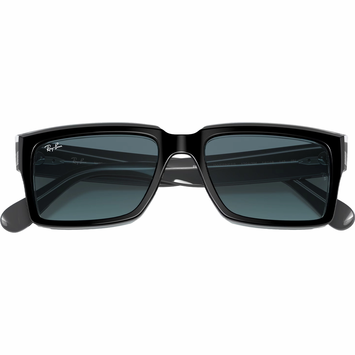 Inverness - Polished Black On Transparent/Blue Gradient