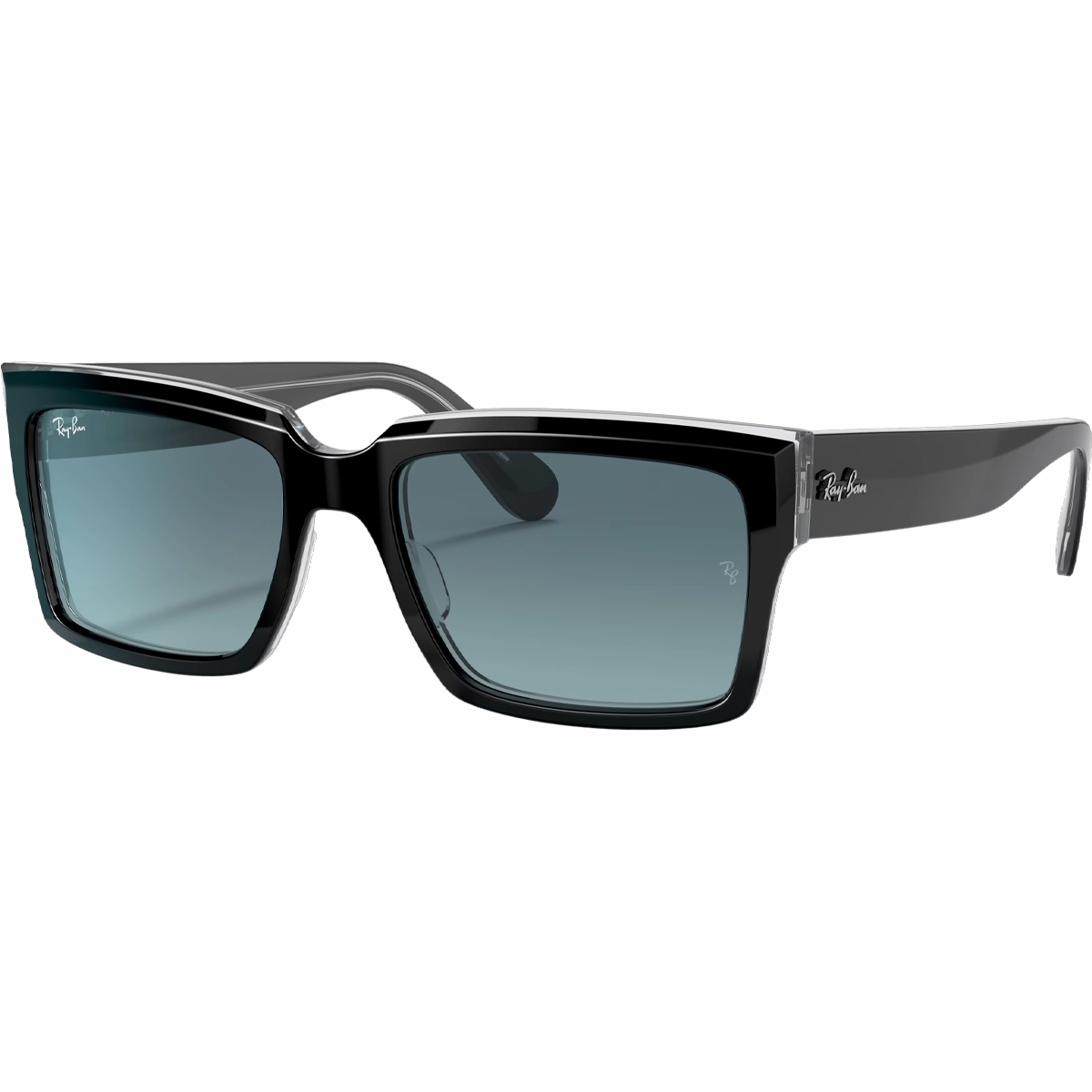 Inverness - Polished Black On Transparent/Blue Gradient