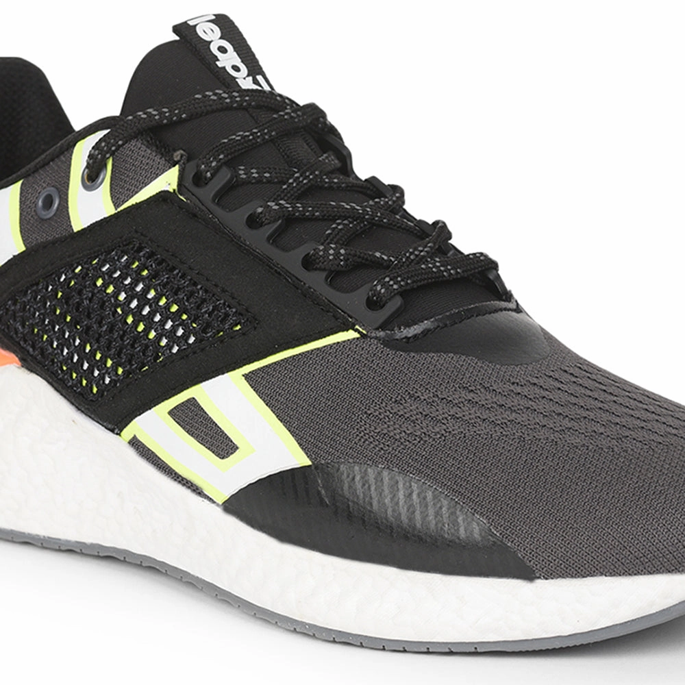 Leap7x Lacing Sports Shoes For Men (D.Grey) 701 By Liberty