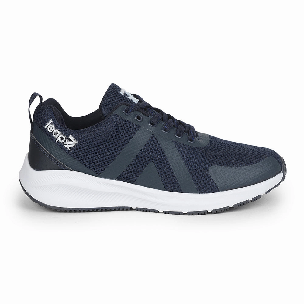 Leap7x Lacing Sports Shoes For Men (N.Blue) VOONIK-05 By Liberty