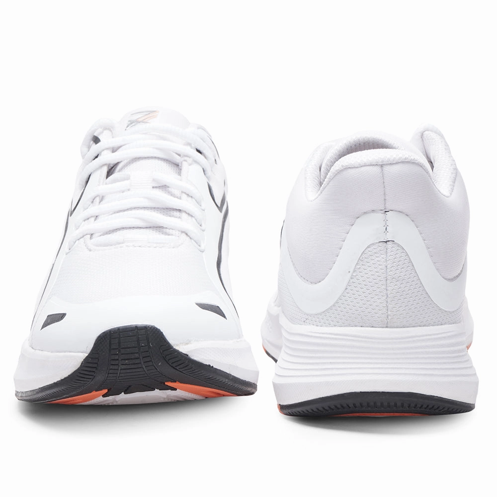 Leap7x Sports White Lacing Running Shoes For Men GRIPPER-1E By Liberty