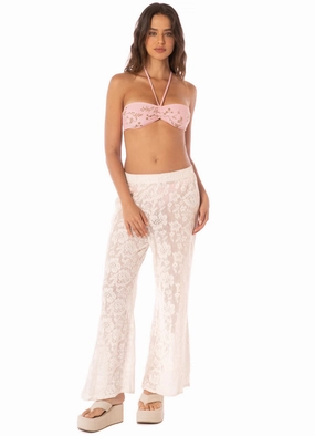 Maaji Floralwhite Lace Elise Pants