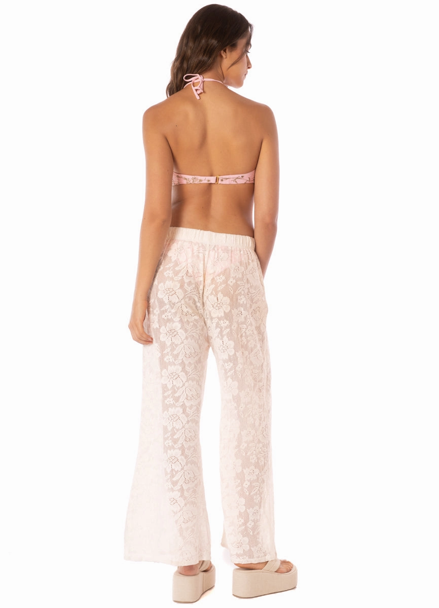 Maaji Floralwhite Lace Elise Pants