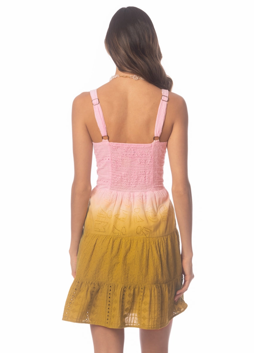 Maaji Rose Garden Patchwork Shayna Short Dress