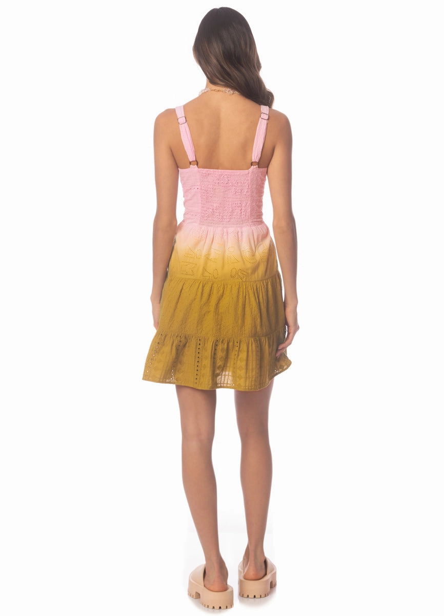 Maaji Rose Garden Patchwork Shayna Short Dress