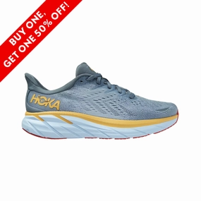 Men's Clifton 8 - Goblin Blue/Mountain Spring (2E Width)