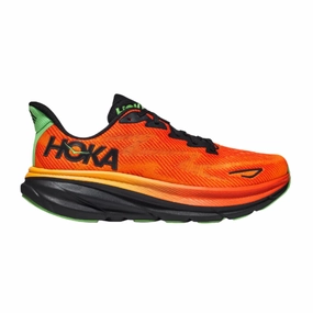 Men's Clifton 9 - Flame/Vibrant Orange (D Width)