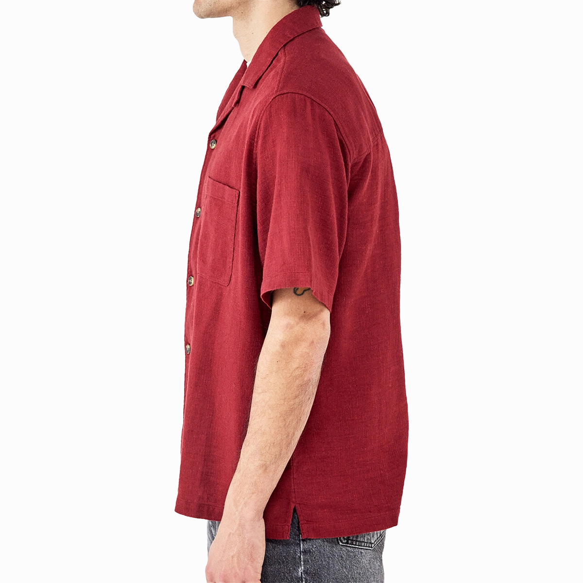 Men's Gauze Crinkle Shirt