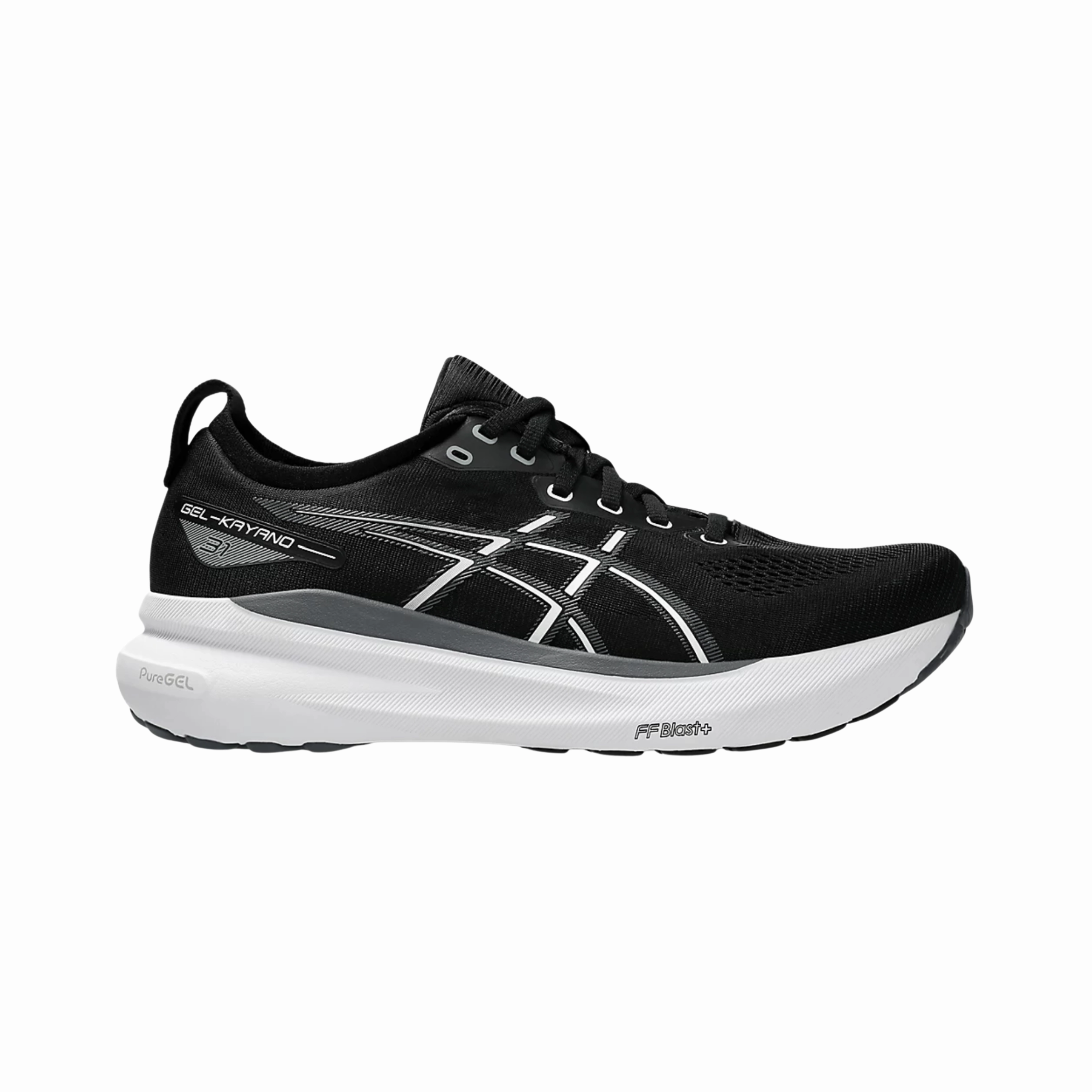 Men's Gel-Kayano 31 - Black/White (D Width)