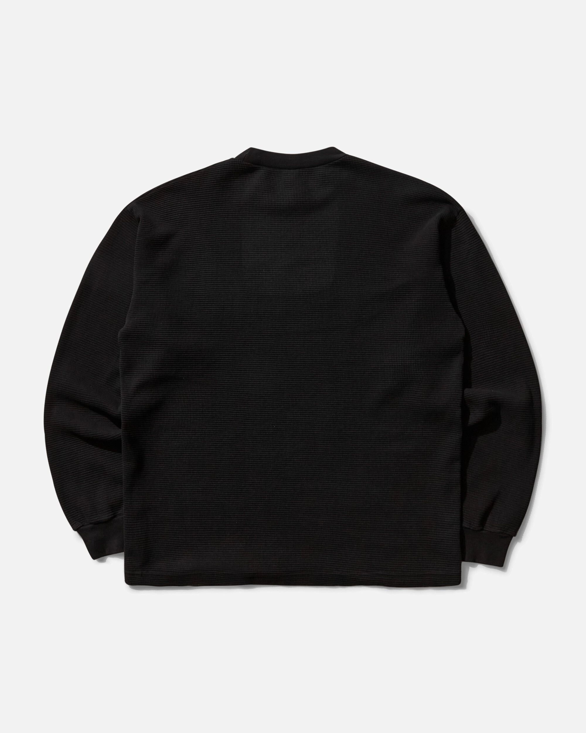 Men's Midtown Logo Waffle Knit Top Black