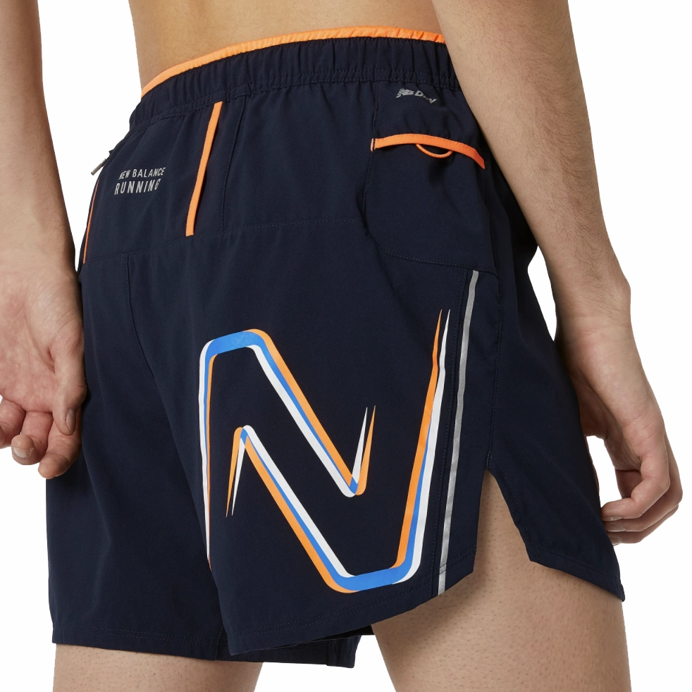 Men's Printed Impact Run Short 5"