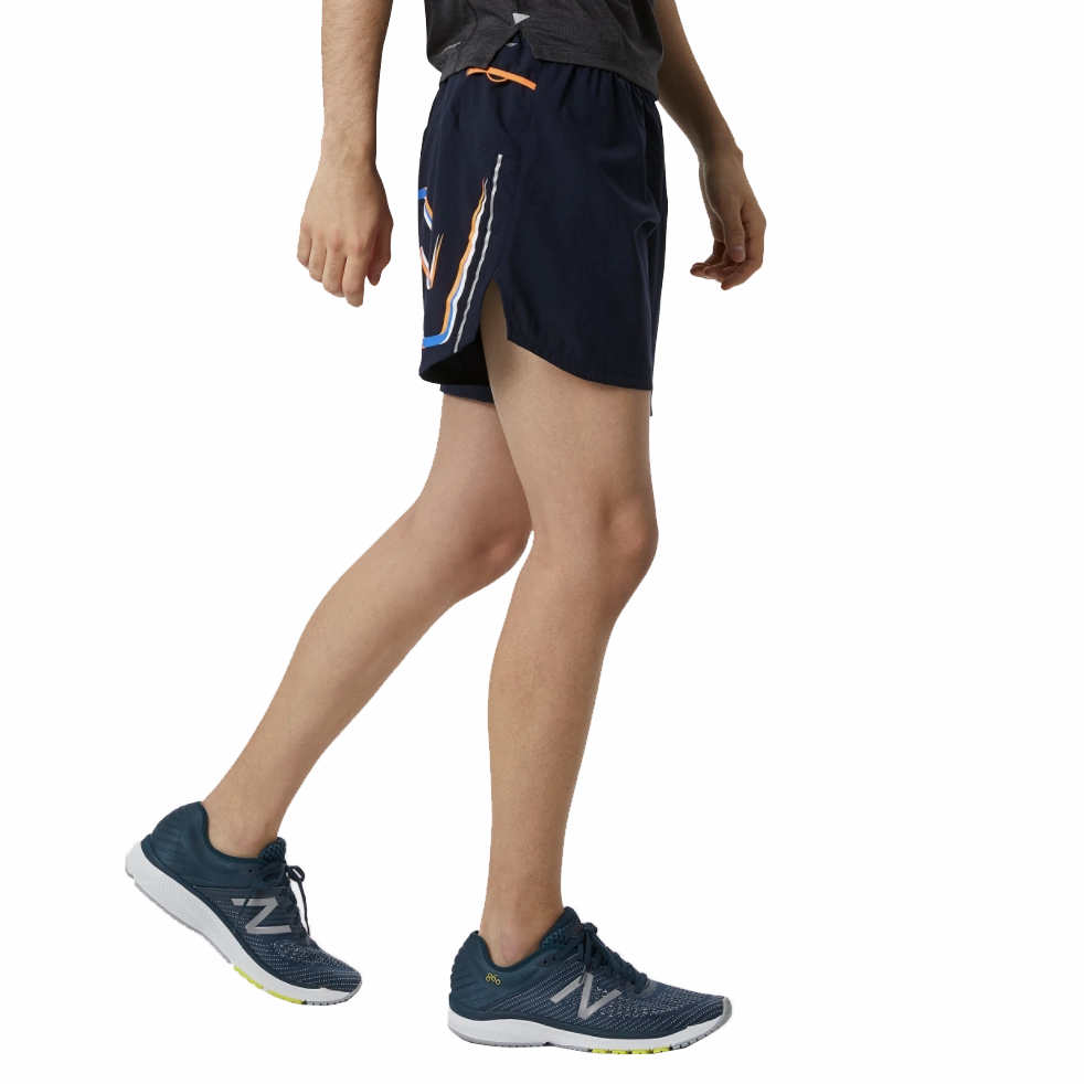 Men's Printed Impact Run Short 5"