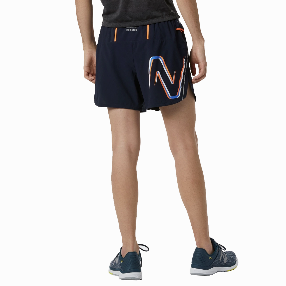 Men's Printed Impact Run Short 5"