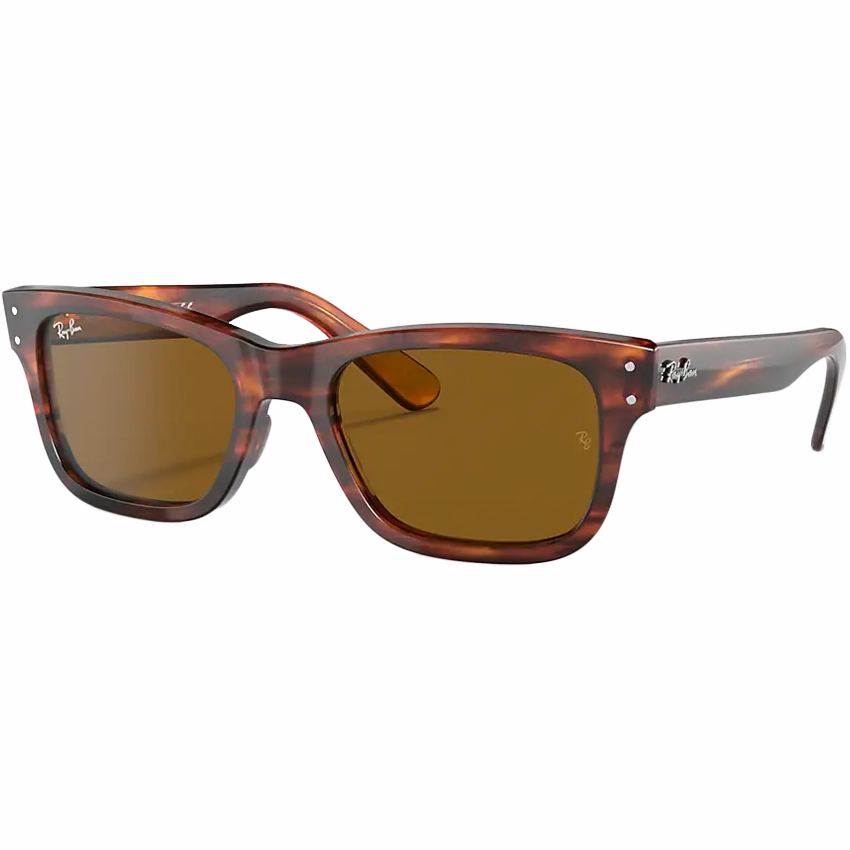 Mr. Burbank Striped Havana Tortoise/Brown