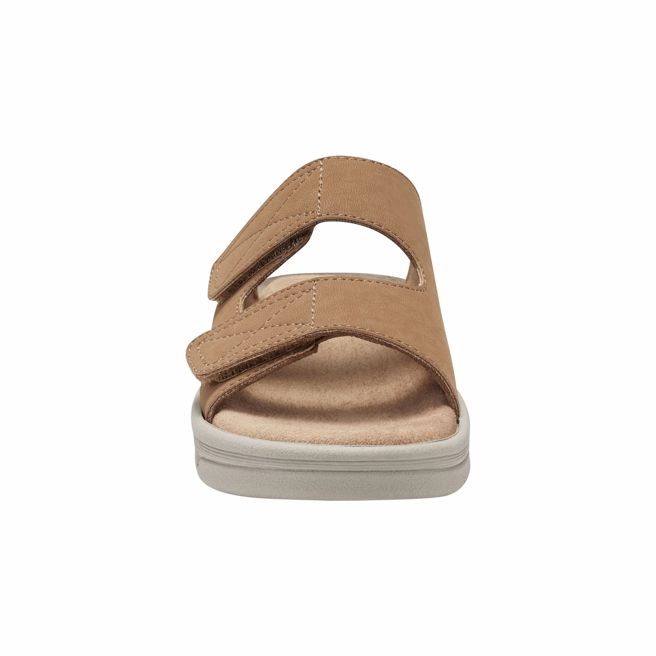 Red Slip On Sandals