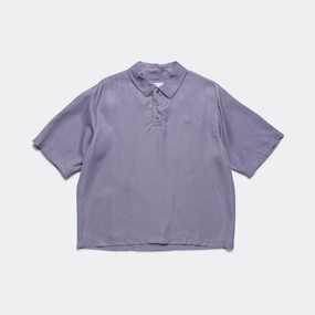 S/S Woven Polo - Purple 4oz Curpro