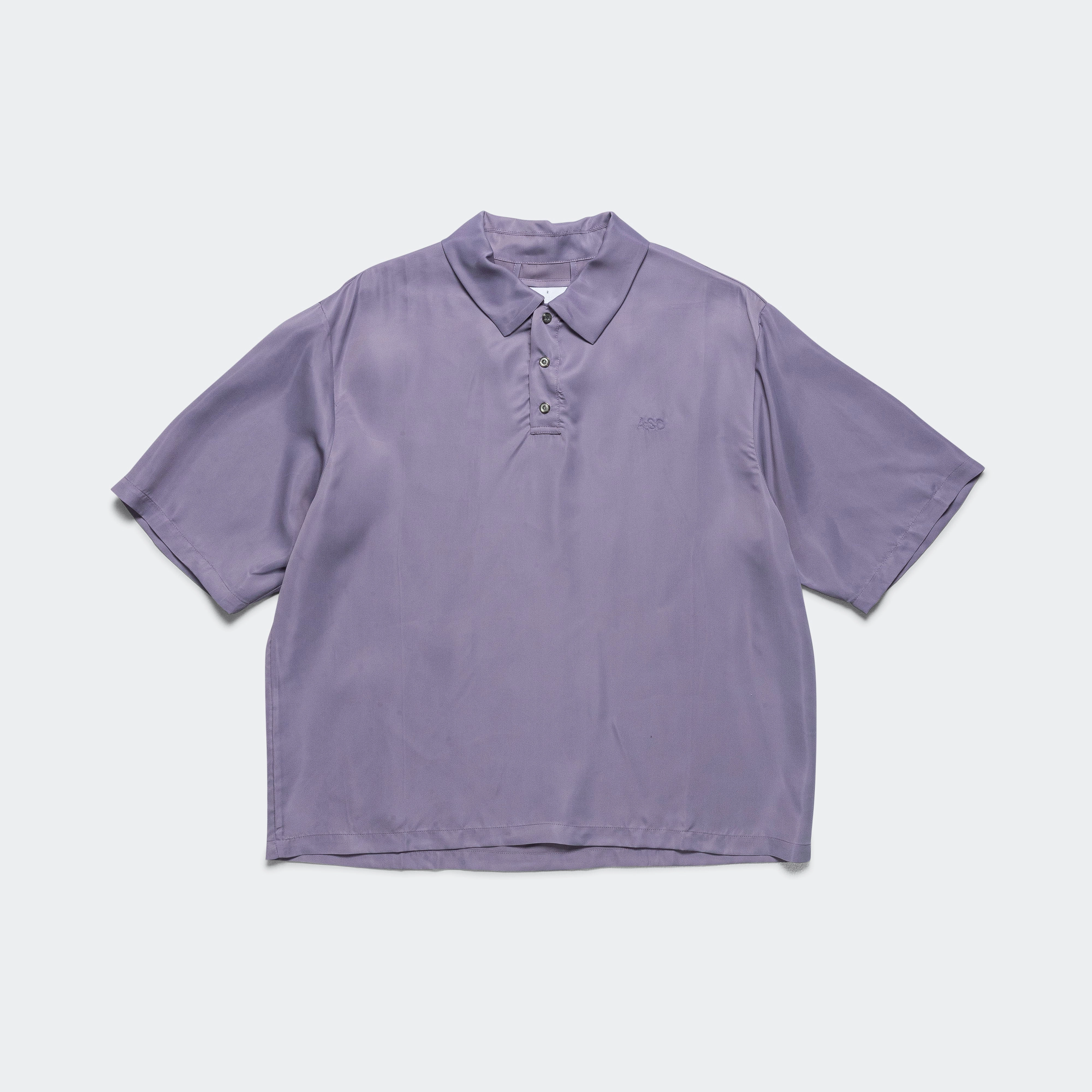 S/S Woven Polo - Purple 4oz Curpro